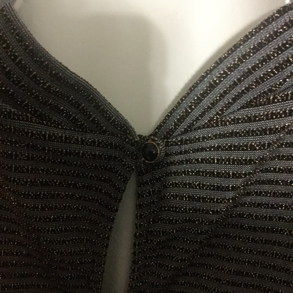 Everly medium cute black mix with gold dress - Picture 3 of 3